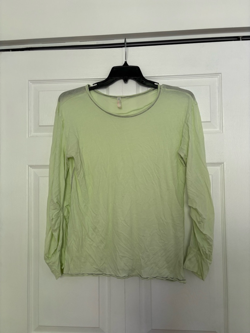 FP Movement by Free People Pale Lime Long-Sleeve Tee